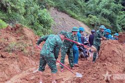Thanh Hóa: LLVT cùng cấp ủy, chính quyền chủ động ứng phó mưa lũ