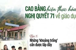 Bài 1: Những 'khoảng trống' cần được lấp đầy