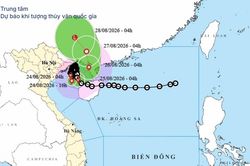 Bão số 4 ít di chuyển, gây thời tiết nguy hiểm trên Vịnh Bắc Bộ, vùng biển ven bờ tỉnh Quảng Ninh và TP. Hải Phòng