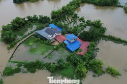 Thái Nguyên nhiều nơi ngập sâu