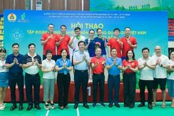 Đoàn thể thao PVI thi đấu ấn tượng tại Hội thao PETROVIETNAM 2026
