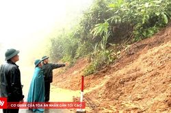 Nghệ An: Quốc lộ 16 ách tắc vì sạt lở