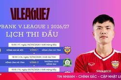 Lịch thi đấu của Hồng Lĩnh Hà Tĩnh tại V.League 1 mùa giải 2026/27