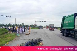 Xe đầu kéo va chạm xe máy, 1 người tử vong