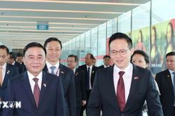 Thường trực Ban Bí thư Trần Cẩm Tú bắt đầu thăm chính thức Singapore