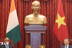 Tổng Bí thư, Chủ tịch nước Tô Lâm tiếp Chủ tịch Quốc hội Cộng hòa Bờ Biển Ngà Patrick Achi