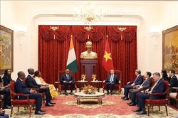Tổng Bí thư, Chủ tịch nước Tô Lâm tiếp Chủ tịch Quốc hội Cộng hòa Bờ Biển Ngà Patrick Achi