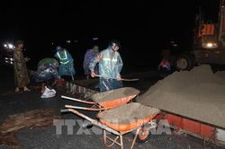 Đêm không ngủ trên công trường sân bay Cà Mau