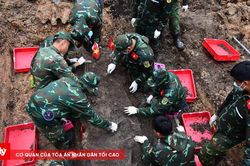 Thêm 26 bộ hài cốt liệt sĩ được tìm thấy tại Công viên Lê Thị Riêng