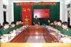 Quân khu 4 Kiểm tra công tác chuẩn bị tìm kiếm, quy tập hài cốt liệt sĩ tại Thanh Hóa