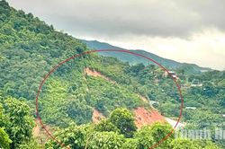 Cảnh báo sạt lở khối lượng lớn đất, đá trên địa bàn xã Nhi Sơn