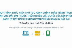 Quy trình thực hiện thủ tục hành chính toàn trình trong lĩnh vực đất đai