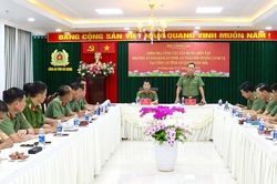 Bộ Công an kiểm tra công tác cảnh vệ tại An Giang