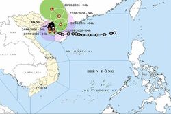 Bão số 4 mạnh cấp 9, gây mưa đặc biệt lớn tại Đông Bắc Bộ