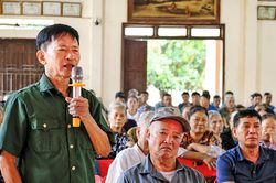 Đối thoại, gỡ vướng mắc trong giải phóng mặt bằng Khu công nghiệp Xuân Cẩm - Hương Lâm