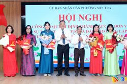 Phường Sơn Trà công bố quyết định thành lập các trường học và công tác cán bộ