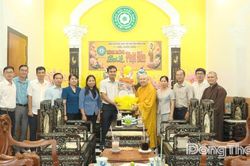 Lãnh đạo phường Sa Đéc thăm, chúc mừng các cơ sở tôn giáo nhân dịp Lễ Vu Lan năm 2026