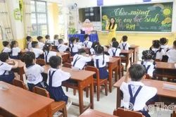 Đồng Tháp: Học sinh lớp 1 rộn ràng ngày tựu trường
