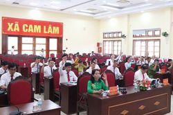 HĐND xã Cam Lâm tổ chức Kỳ họp chuyên đề thứ 3