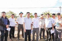 Thường trực HĐND tỉnh Khánh Hòa khảo sát 2 dự án cần thu hồi đất để phát triển kinh tế - xã hội