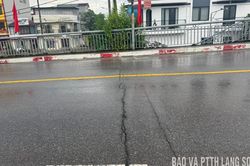 Sở Xây dựng làm rõ thông tin xuất hiện vết nứt gãy trên cầu Đông Kinh