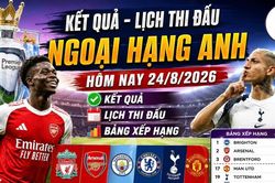 Lịch thi đấu, kết quả vòng 1 Ngoại hạng Anh: MU và Tottenham trắng tay