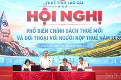 Thuế tỉnh Lào Cai phổ biến chính sách mới và đối thoại với doanh nghiệp