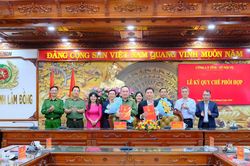 Công an Lâm Đồng và Sở Nội vụ ký Quy chế phối hợp