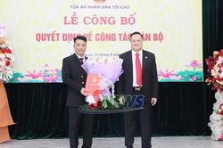 Công bố quyết định bổ nhiệm Phó Chánh án Tòa án Nhân dân tỉnh