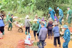 Ra quân khắc phục thiên tai, ngăn dòng nước lũ, bảo vệ diện tích lúa mùa