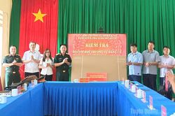 Đoàn kiểm tra, giám sát số 753 của Ban Thường vụ Tỉnh uỷ làm việc với xã Khâu Vai và Tát Ngà