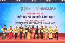 Hợp tác xã Sản xuất chế biến thực phẩm an toàn Sáng Nhung đoạt giải Cuộc thi 'Hợp tác xã đổi mới sáng tạo' năm 2026