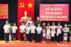 Trẻ em đồng bào Pa Cô, Cơ Tu, Tà Ôi được học tiếng Anh miễn phí