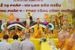 Lễ tạ pháp khóa An cư kiết hạ tại trường hạ chùa Quan Âm (P.Thới An, TP.HCM)