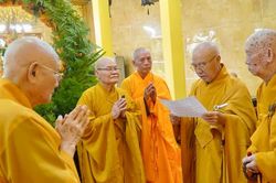 Chư Tăng li&ecirc;n phường B&igrave;nh T&acirc;y, B&igrave;nh Ti&ecirc;n, B&igrave;nh Ph&uacute;, Ph&uacute; L&acirc;m t&aacute;c ph&aacute;p Tự tứ, kết th&uacute;c 3 th&aacute;ng an cư
