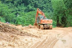 Thanh Hóa: Các tuyến quốc lộ bị sạt lở do mưa lớn hiện ra sao?