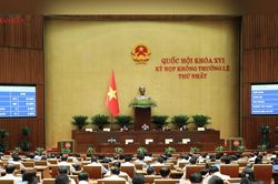 Thông qua Nghị quyết điều chỉnh chủ trương đầu tư Dự án đầu tư xây dựng tuyến đường sắt Lào Cai - Hà Nội - Hải Phòng