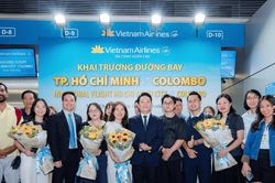 Vietnam Airlines chính thức khai trương đường bay TP. Hồ Chí Minh - Colombo