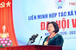 Đồng chí Cao Xuân Thu Vân tái đắc cử Chủ tịch Liên minh HTX Việt Nam khoá VII