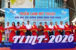 Mỹ thuật đồng bằng sông Cửu Long hội tụ tại Cà Mau