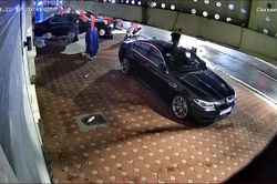 Dùng xe cải tiến trộm 4 mâm lốp BMW