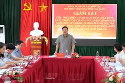 Giám sát thực hiện chính sách BHYT đối với đồng bào dân tộc thiểu số tại xã Nam Quang