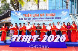 Khai mạc Triển lãm Mỹ thuật khu vực VIII - Đồng bằng sông Cửu Long lần thứ 30