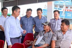 Khảo sát hạ tầng cảng cá và công tác chống IUU tại Sông Đốc