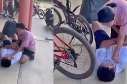 Con trai bị bạn bắt nạt, người mẹ xông thẳng vào trường 'hỏi tội' học sinh khiến cảnh sát phải vào cuộc: Đoạn video gây tranh cãi