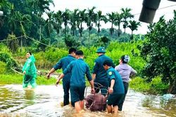 Đoài Phương chủ động ứng phó bão số 4, di chuyển tài sản, vật nuôi đến nơi an toàn