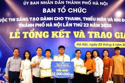 Hà Nội phát động Cuộc thi Sáng tạo dành cho thanh, thiếu niên và nhi đồng lần thứ 23