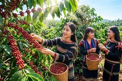 Giá cà phê hôm nay 25.8.2026 đồng loạt tăng 300 đồng/kg