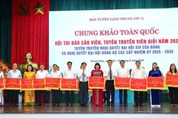 32 báo cáo viên, tuyên truyền viên tranh tài tại Chung khảo toàn quốc ở Thanh Hóa
