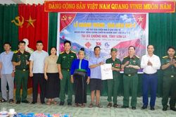 Bộ CHQS tỉnh Sơn La chăm lo nhà ở cho thân nhân người có công
